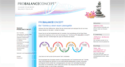 Desktop Screenshot of probalanceconcept.com